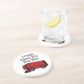 Dessous De Verre En Grès Je N'Ai Que De La Glace Pour Vous (Hockey) (Côté)