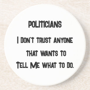 Dessous De Verre En Grès Je ne fais pas confiance