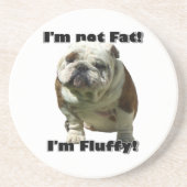 Dessous De Verre En Grès Je ne suis pas gros bouledogue (Devant)