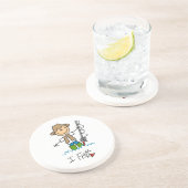 Dessous De Verre En Grès Je pêche (Côté)