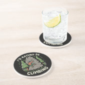Dessous De Verre En Grès Je préférerais grimper (Côté)
