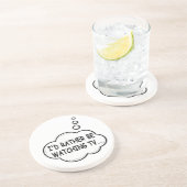 Dessous De Verre En Grès Je préférerais regarder la télévision (Côté)