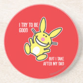 Dessous De Verre En Grès Je prends mon père (Devant)