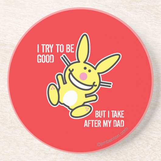 Dessous De Verre En Grès Je prends mon père (Devant)