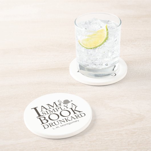 Dessous De Verre En Grès Je suis simplement une citation drôle d'amoureux (Côté)