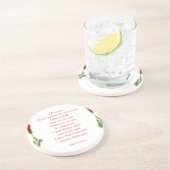 Dessous De Verre En Grès Je t'aime (Côté)