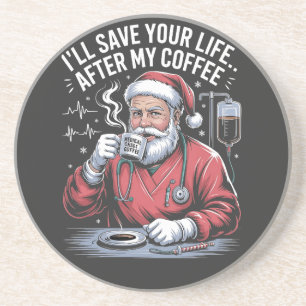 Dessous De Verre En Grès Je te sauverai la vie après mon Noël au café