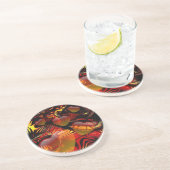 Dessous De Verre En Grès je vous aime coeur dessous de verre de grès (Côté)