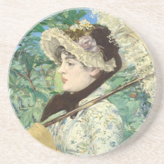 Dessous De Verre En Grès Jeanne (printemps) Edouard Manet (Devant)
