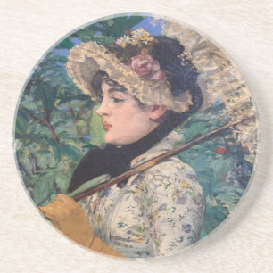 Dessous De Verre En Grès Jeanne (Printemps) Par Édouard Manet