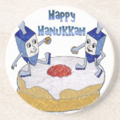 Dessous De Verre En Grès Jelly Doughnut (Devant)