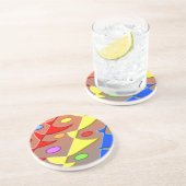 Dessous De Verre En Grès Jessica (Côté)