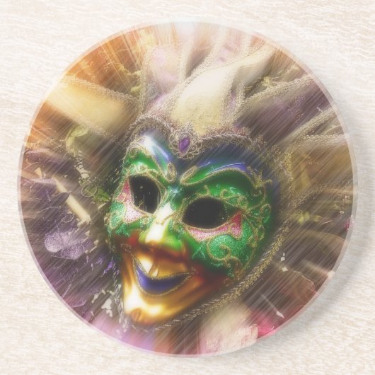 Dessous De Verre En Grès Jester coloré (Devant)