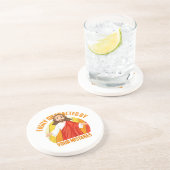 Dessous De Verre En Grès Jésus drôle (Côté)