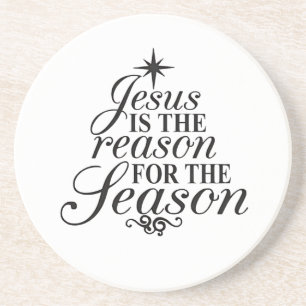 Dessous De Verre En Grès Jésus Est La Raison De La Saison De Noël