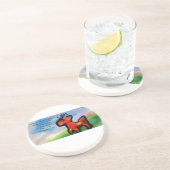 Dessous De Verre En Grès jésus ici (Côté)