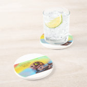 Dessous De Verre En Grès Jésus ici (Côté)