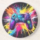 Dessous De Verre En Grès Jeu de joystick (Devant)