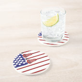 Dessous De Verre En Grès Jeu des Amériques de lacrosse (Côté)