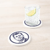 DESSOUS DE VERRE EN GRÈS JFK 1963 (Côté)