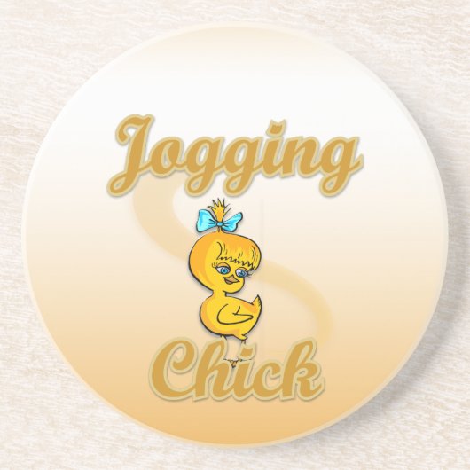 Dessous De Verre En Grès Jogging Chick (Devant)
