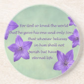 Dessous De Verre En Grès John 3:16 (Devant)