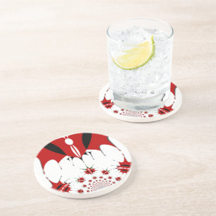 Dessous De Verre En Grès Joli drapeau du Kenya.