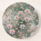 Dessous De Verre En Grès Joli Fleur sauvage (Devant)