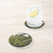 Dessous De Verre En Grès Joli jardin botanique. (Côté)