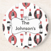 Dessous De Verre En Grès Joli Vin (Devant)