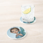 Dessous De Verre En Grès Jolie Fée (Côté)