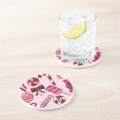 Dessous De Verre En Grès Jolis bonbons (Côté)