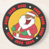 Dessous De Verre En Grès Jolly Black Saint Nicholas 2 (Devant)