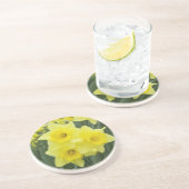 Dessous De Verre En Grès Jonquilles RF) (Côté)