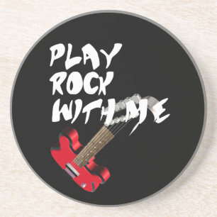 Dessous De Verre En Grès Jouer au rock avec moi