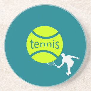 Dessous De Verre En Grès Joueur de tennis