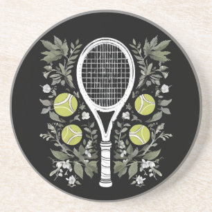Dessous De Verre En Grès Joueuse de tennis