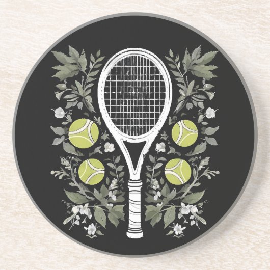 Dessous De Verre En Grès Joueuse de tennis (Devant)