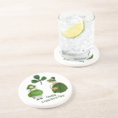 DESSOUS DE VERRE EN GRÈS JOUR DE LA SAINT-PATRICK- FILLES IRLANDAISES (Côté)