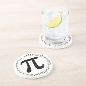 Dessous De Verre En Grès Jour de pi (π) (Côté)