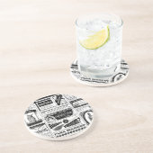 Dessous De Verre En Grès journal déplaisant (Côté)