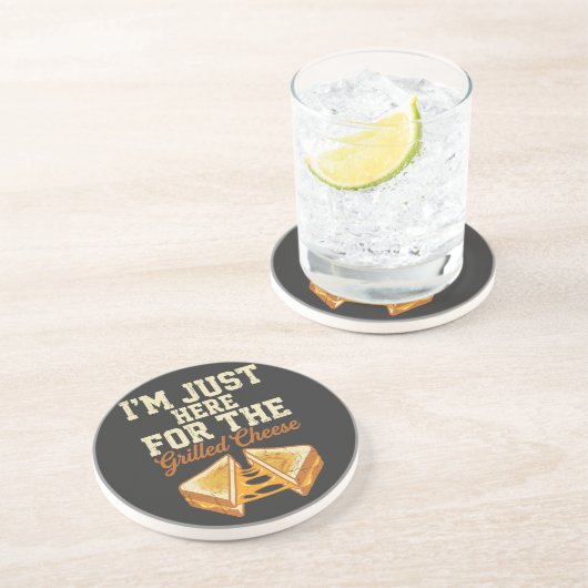 Dessous De Verre En Grès Journée du fromage grillé (Côté)