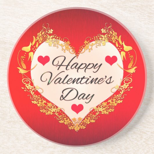Dessous De Verre En Grès Joyeuse Saint-Valentin !-47949 (Devant)
