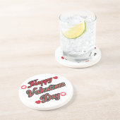 Dessous De Verre En Grès Joyeuse Saint-Valentin pour le cadeau (Côté)