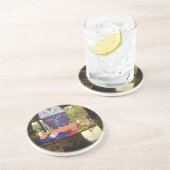 Dessous De Verre En Grès Joyeuses Pâques (Côté)
