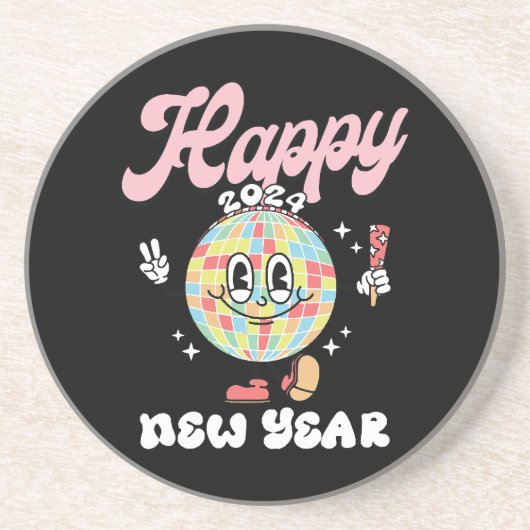 Dessous De Verre En Grès Joyeux 2024 (Devant)