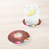 Dessous De Verre En Grès Joyeux anniversaire à nous Art Imprimer (Côté)