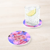 Dessous De Verre En Grès Joyeux anniversaire aujourd'hui est mon anniversai (Côté)