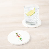 Dessous De Verre En Grès Joyeux Dessous de verre de grès de Noël (Côté)