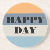 Dessous De Verre En Grès Joyeux Jour (Devant)